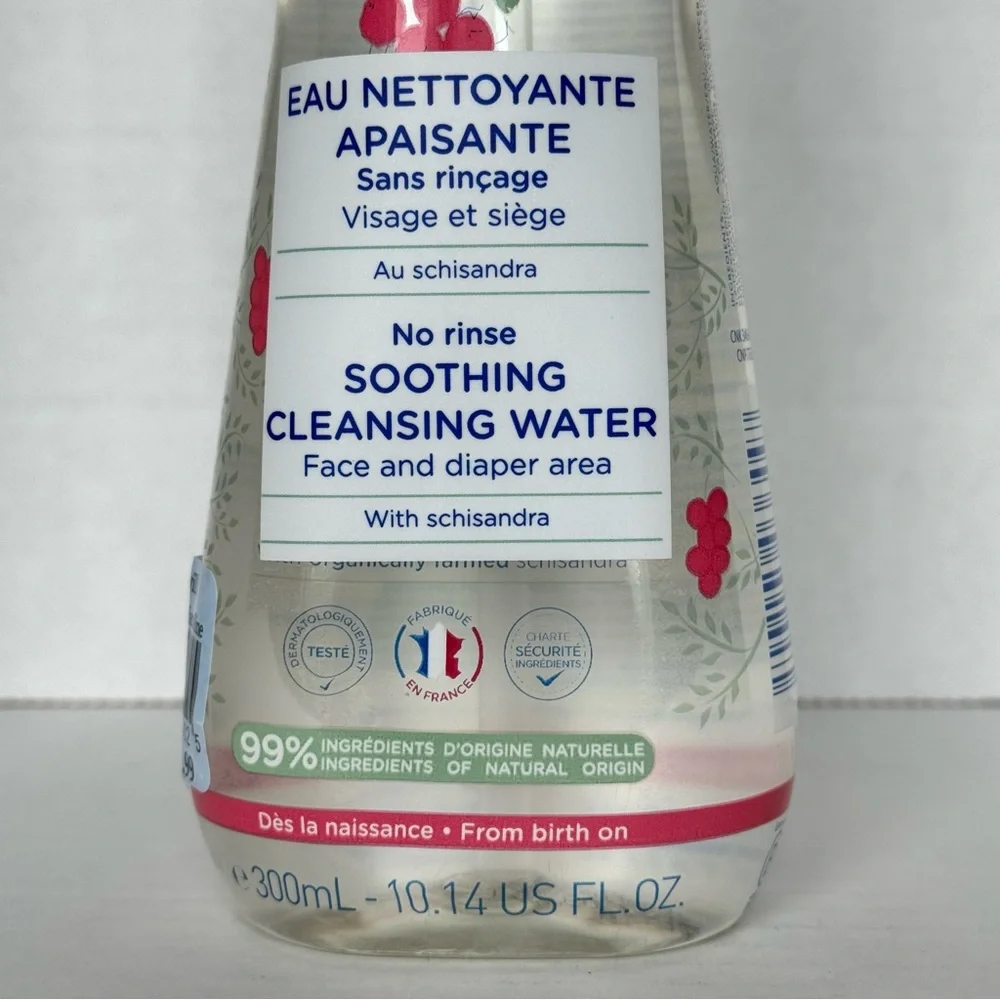 New Mustela No Rinse Soothing Cleansing Water Very Sensitive Skin 10.14 oz Baby - Picture 4 of 13